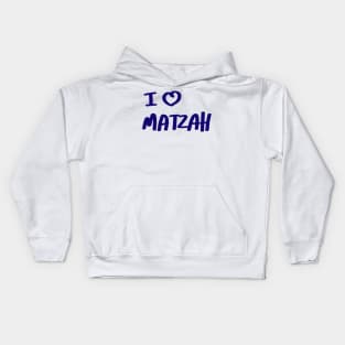 I Love Matzah Passover design Kids Hoodie